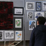 Wiosenna giełda prac uczniowskich z Zespołu Państwowych Szkół Plastycznych / Jarosław Kubalski / Radio Kielce