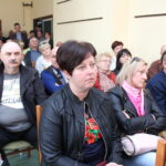 Wiceminister sprawiedliwości poseł Patryk Jaki, kandydat Zjednoczonej Prawicy do Parlamentu Europejskiego w okręgu małopolsko-świętokrzyskim z wizyta w Skalbmierzu / Marta Gajda / Radio Kielce