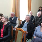 Wiceminister sprawiedliwości poseł Patryk Jaki, kandydat Zjednoczonej Prawicy do Parlamentu Europejskiego w okręgu małopolsko-świętokrzyskim z wizyta w Skalbmierzu / Marta Gajda / Radio Kielce