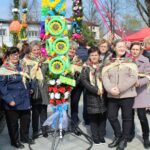 Skalbmierz. Jarmark wielkanocny na Rynku i konkurs palm / Marta Gajda / Radio Kielce