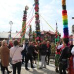 Skalbmierz. Jarmark wielkanocny na Rynku i konkurs palm / Marta Gajda / Radio Kielce