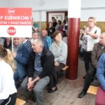 Wierzbica gm. Tuczępy. Rozprawa administracyjna dotycząca budowy kurnika / Marta Gajda / Radio Kielce