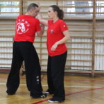 Sifu Wanga – wielki mistrz tradycyjnego chińskiego Kung-fu podczas treningu / Marta Gajda / Radio Kielce