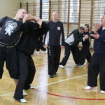 Sifu Wanga – wielki mistrz tradycyjnego chińskiego Kung-fu podczas treningu / Marta Gajda / Radio Kielce