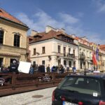 Ekipa „Ojca Mateusza” kręci nowe odcinki serialu w Sandomierzu / Grażyna Szlęzak-Wojcik / Radio Kielce