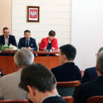 Kielce. Strajk nauczycieli - sztab kryzysowy w Urzędzie Miasta Kielce / Urząd Miasta Kielce