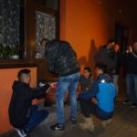 Iwaniska. Gra tarabaniarzy w nocy z Wielkiej Soboty na Niedzielę Wielkanocną / Emilia Sitarska / Radio Kielce