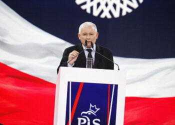 23.02.2019 Warszawa. Konwencja Prawa i Sprawiedliwości. Prezes Jarosław Kaczyński / Jarosław Kubalski / Radio Kielce