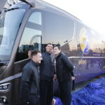 01.04.2019 Kielce. Prezentacja nowego autokaru Irizar drużyny PGE VIVE Kielce / Jarosław Kubalski / Radio Kielce