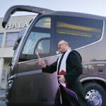 01.04.2019 Kielce. Prezentacja nowego autokaru Irizar drużyny PGE VIVE Kielce / Jarosław Kubalski / Radio Kielce