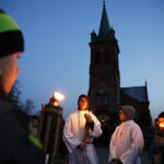 02.04.2019 Masłów. Droga Krzyżowa w rocznicę śmierci Jana Pawła II / Jarosław Kubalski / Radio Kielce