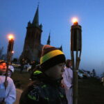 02.04.2019 Masłów. Droga Krzyżowa w rocznicę śmierci Jana Pawła II / Jarosław Kubalski / Radio Kielce