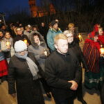 02.04.2019 Masłów. Droga Krzyżowa w rocznicę śmierci Jana Pawła II / Jarosław Kubalski / Radio Kielce