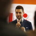 03.04.2019 Daleszyce. Wiceminister sprawiedliwości Patryk Jaki spotkał się z mieszkańcami / Jarosław Kubalski / Radio Kielce