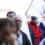 04.04.2019 Kielce. "Solidarność" manifestuje przed ŚUW / Jarosław Kubalski / Radio Kielce