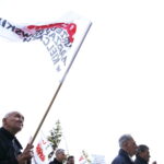 04.04.2019 Kielce. "Solidarność" manifestuje przed ŚUW / Jarosław Kubalski / Radio Kielce