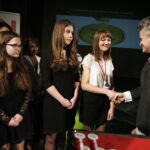 04.04.2019 Kielce. Najlepsi gimnazjaliści i uczniowie klasy ósmej w WDK.  Podsumowanie konkursów przedmiotowych. Medale wręczył senator Krzysztof Słoń / Jarosław Kubalski / Radio Kielce