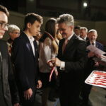 04.04.2019 Kielce. Najlepsi gimnazjaliści i uczniowie klasy ósmej w WDK.  Podsumowanie konkursów przedmiotowych. Medale wręczył senator Krzysztof Słoń / Jarosław Kubalski / Radio Kielce