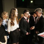 04.04.2019 Kielce. Najlepsi gimnazjaliści i uczniowie klasy ósmej w WDK.  Podsumowanie konkursów przedmiotowych. Medale wręczył senator Krzysztof Słoń / Jarosław Kubalski / Radio Kielce