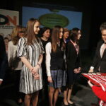 04.04.2019 Kielce. Najlepsi gimnazjaliści i uczniowie klasy ósmej w WDK.  Podsumowanie konkursów przedmiotowych. Medale wręczył senator Krzysztof Słoń / Jarosław Kubalski / Radio Kielce