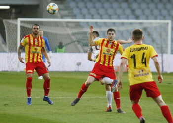 05.04.2019 Kielce. Mecz Korona Kielce - Zagłębie Lubin / Jarosław Kubalski / Radio Kielce