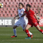 05.04.2019 Kielce. Turniej UEFA Development Cup.Piłka nożna kobiet. Mecz reprezentacji U16 Polska - Turcja / Jarosław Kubalski / Radio Kielce