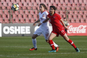 05.04.2019 Kielce. Turniej UEFA Development Cup.Piłka nożna kobiet. Mecz reprezentacji U16 Polska - Turcja / Jarosław Kubalski / Radio Kielce