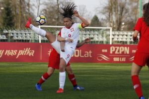 05.04.2019 Kielce. Turniej UEFA Development Cup.Piłka nożna kobiet. Mecz reprezentacji U16 Polska - Turcja / Jarosław Kubalski / Radio Kielce