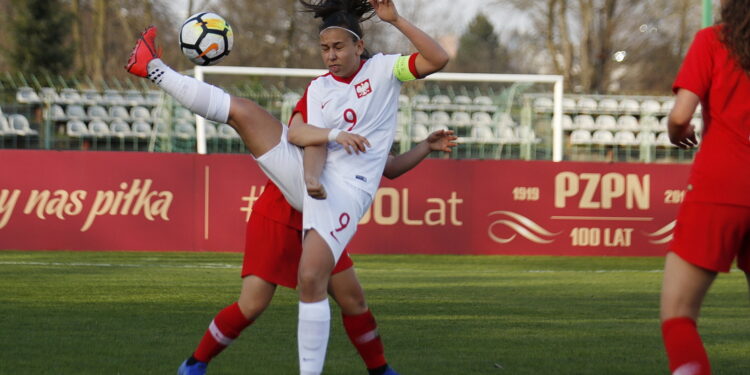 05.04.2019 Kielce. Turniej UEFA Development Cup.Piłka nożna kobiet. Mecz reprezentacji U16 Polska - Turcja / Jarosław Kubalski / Radio Kielce