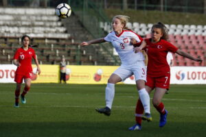 05.04.2019 Kielce. Turniej UEFA Development Cup.Piłka nożna kobiet. Mecz reprezentacji U16 Polska - Turcja / Jarosław Kubalski / Radio Kielce