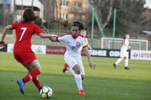 05.04.2019 Kielce. Turniej UEFA Development Cup.Piłka nożna kobiet. Mecz reprezentacji U16 Polska - Turcja / Jarosław Kubalski / Radio Kielce