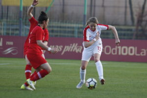 05.04.2019 Kielce. Turniej UEFA Development Cup.Piłka nożna kobiet. Mecz reprezentacji U16 Polska - Turcja / Jarosław Kubalski / Radio Kielce