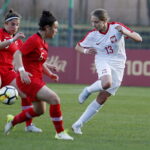 05.04.2019 Kielce. Turniej UEFA Development Cup.Piłka nożna kobiet. Mecz reprezentacji U16 Polska - Turcja / Jarosław Kubalski / Radio Kielce