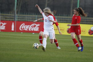 05.04.2019 Kielce. Turniej UEFA Development Cup.Piłka nożna kobiet. Mecz reprezentacji U16 Polska - Turcja / Jarosław Kubalski / Radio Kielce