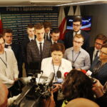 05.04.2019 Kielce. Wicepremier Beata Szydło prowadziła tweetup w sali konferencyjnej Filharmonii Świętokrzyskiej / Jarosław Kubalski / Radio Kielce