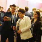 05.04.2019 Kielce. Wicepremier Beata Szydło prowadziła tweetup w sali konferencyjnej Filharmonii Świętokrzyskiej / Jarosław Kubalski / Radio Kielce