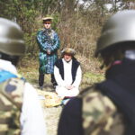 10.04.2019 Kielce. CPdMZ prowadzi szkolenie dla korespondentów wojennych w lesie na Tarczowni / Jarosław Kubalski / Radio Kielce