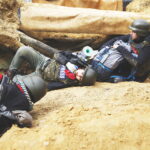 10.04.2019 Kielce. CPdMZ prowadzi szkolenie dla korespondentów wojennych w lesie na Tarczowni / Jarosław Kubalski / Radio Kielce