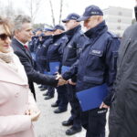 11.04.2019 Kielce. Przekazanie 13 radiowozów Komendzie Miejskiej Policji w Kielcach i komendom powiatowym / Jarosław Kubalski / Radio Kielce