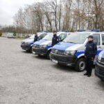 11.04.2019 Kielce. Przekazanie 13 radiowozów Komendzie Miejskiej Policji w Kielcach i komendom powiatowym / Jarosław Kubalski / Radio Kielce