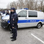 11.04.2019 Kielce. Przekazanie 13 radiowozów Komendzie Miejskiej Policji w Kielcach i komendom powiatowym / Jarosław Kubalski / Radio Kielce