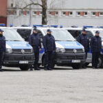 11.04.2019 Kielce. Przekazanie 13 radiowozów Komendzie Miejskiej Policji w Kielcach i komendom powiatowym / Jarosław Kubalski / Radio Kielce