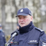 11.04.2019 Kielce. Przekazanie 13 radiowozów Komendzie Miejskiej Policji w Kielcach i komendom powiatowym. Komendant Wojewódzki Policji w Kielcach insp. Paweł Dzierżak / Jarosław Kubalski / Radio Kielce