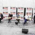 14.04.2019 Radio Kielce. Studio Polityczne. Poseł PiS Krzysztof Lipiec, Agata Wojda - PO, Magdalena Fogiel - Litwinek - Kukiz`15, Mateusz Żukowski - Nowoczesna i Andrzej Swajda - PSL / Jarosław Kubalski / Radio Kielce