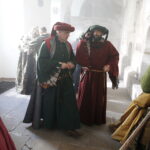 15.04.2019 Wąchock. Klasztor. Plan zdjęciowy serialu filmowego "Korona Królów" / Jarosław Kubalski / Radio Kielce