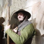 15.04.2019 Wąchock. Klasztor. Plan zdjęciowy serialu filmowego "Korona Królów" / Jarosław Kubalski / Radio Kielce