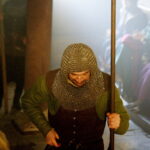 15.04.2019 Wąchock. Klasztor. Plan zdjęciowy serialu filmowego "Korona Królów" / Jarosław Kubalski / Radio Kielce