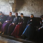 15.04.2019 Wąchock. Klasztor. Plan zdjęciowy serialu filmowego "Korona Królów" / Jarosław Kubalski / Radio Kielce