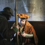 15.04.2019 Wąchock. Klasztor. Plan zdjęciowy serialu filmowego "Korona Królów" / Jarosław Kubalski / Radio Kielce