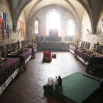 15.04.2019 Wąchock. Klasztor. Plan zdjęciowy serialu filmowego "Korona Królów" / Jarosław Kubalski / Radio Kielce